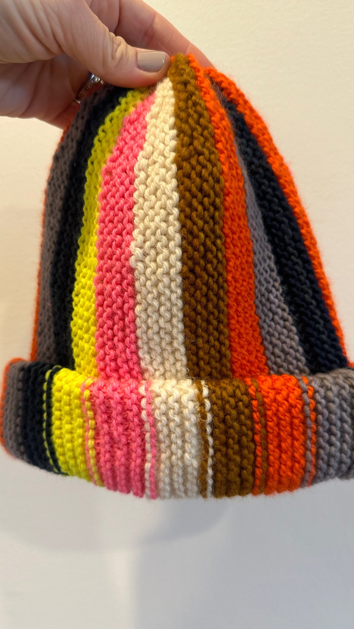 Striped Beanie