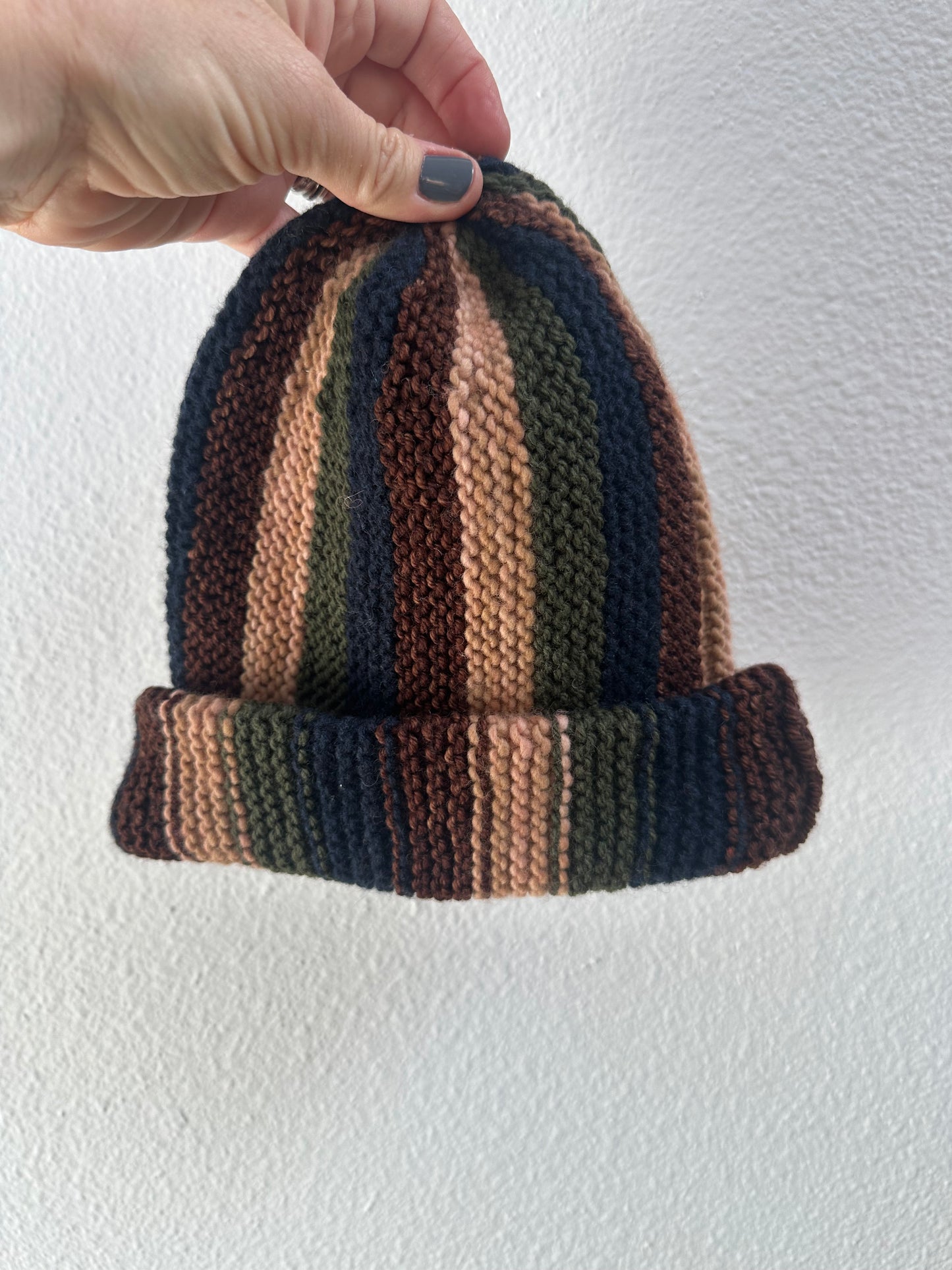 Striped Beanie